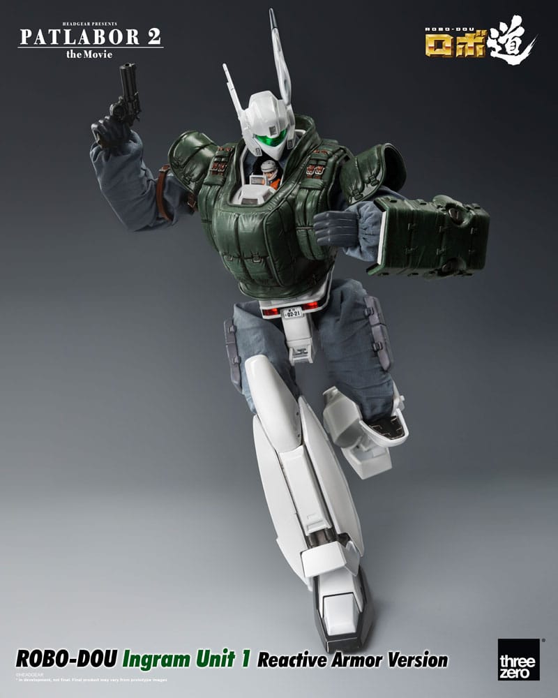 Patlabor 2: The Movie Robo-Dou Actionfigur Ingram Unit 1 Reactive Armor Version 23 cm