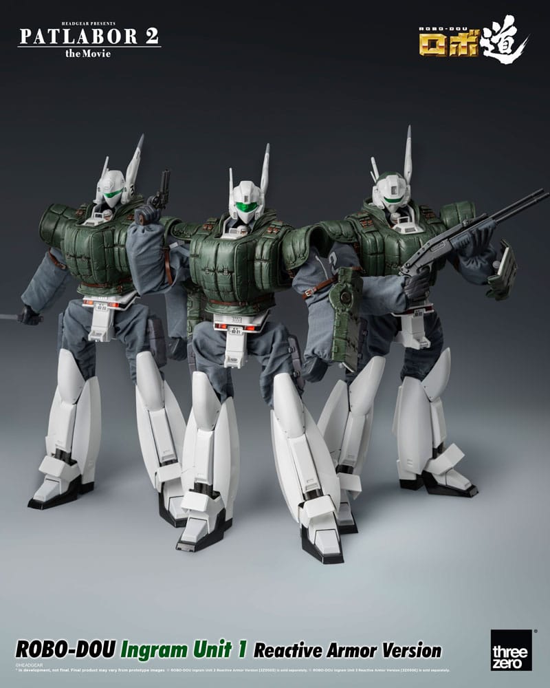 Patlabor 2: The Movie Robo-Dou Actionfigur Ingram Unit 1 Reactive Armor Version 23 cm