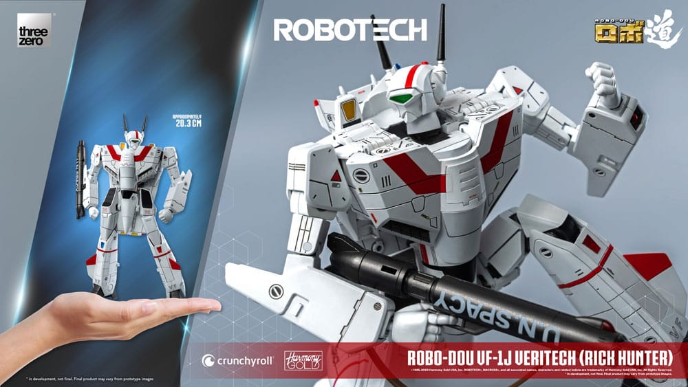 Robotech Actionfigur ROBO-DOU VF-1J Veritech (Rick Hunter) 20 cm