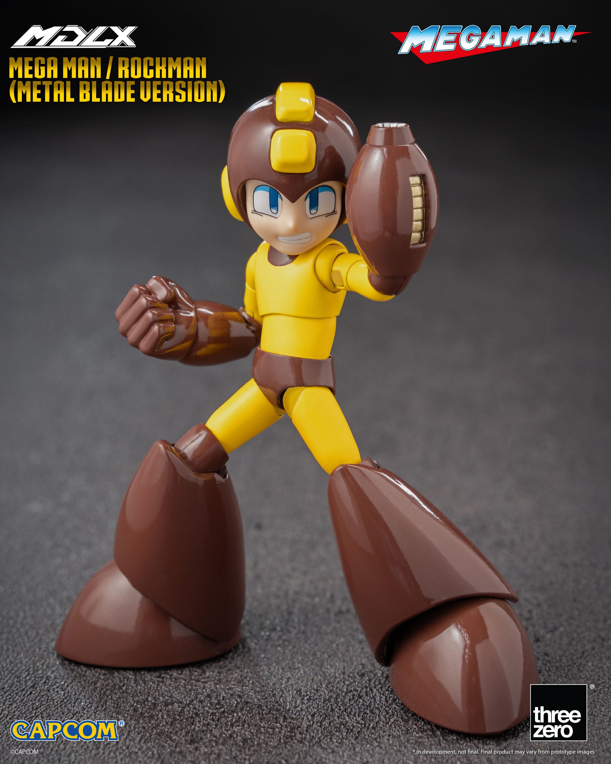 Mega Man MDLX Actionfigur Mega Man / Rockman (Metal Blade Version) 10 cm