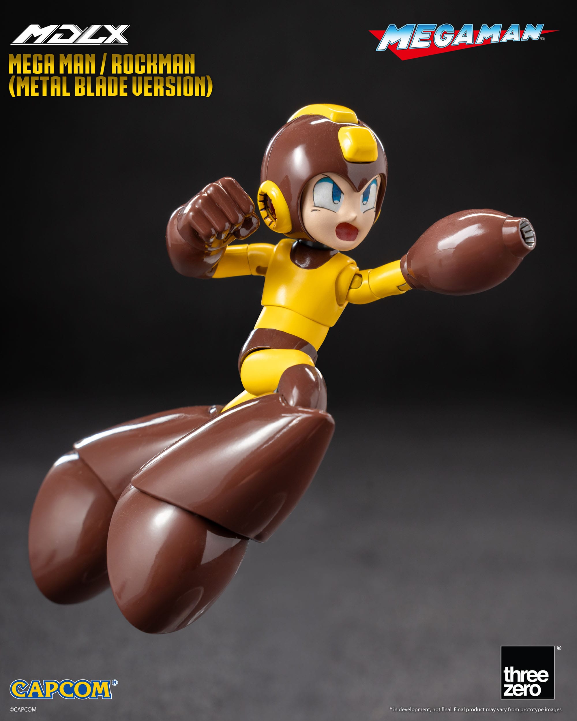 Mega Man MDLX Actionfigur Mega Man / Rockman (Metal Blade Version) 10 cm