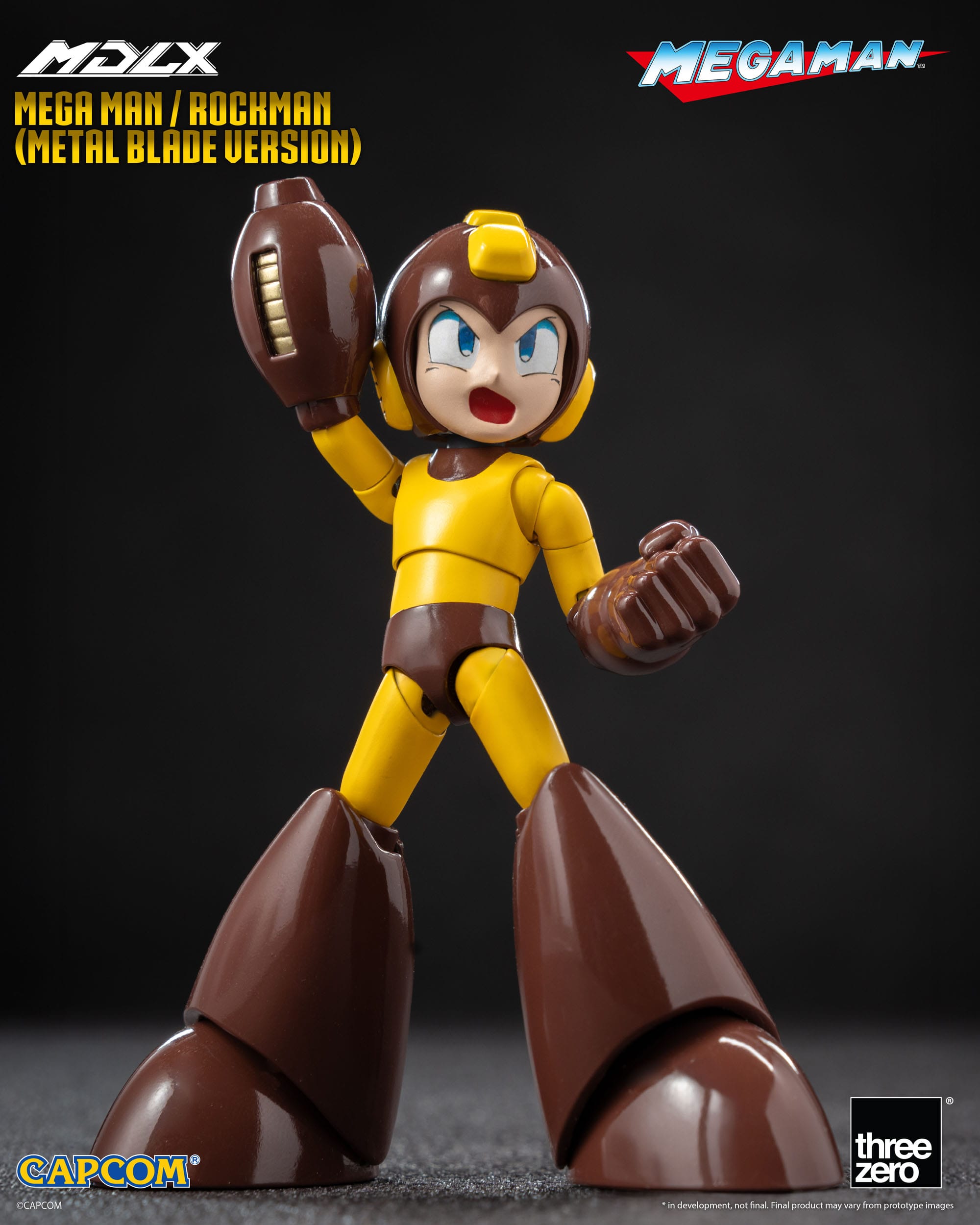 Mega Man MDLX Actionfigur Mega Man / Rockman (Metal Blade Version) 10 cm