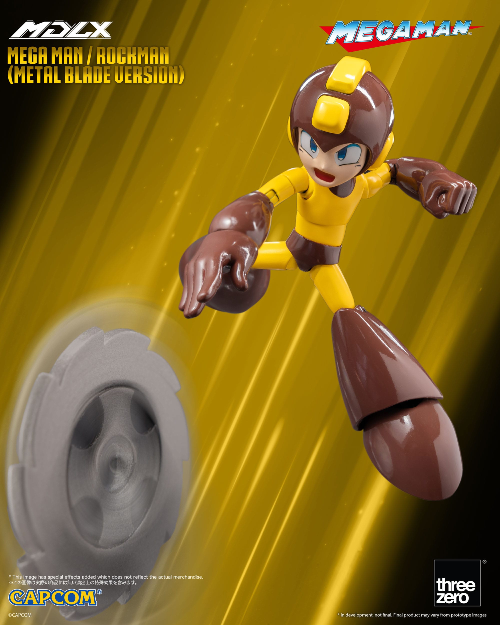 Mega Man MDLX Actionfigur Mega Man / Rockman (Metal Blade Version) 10 cm