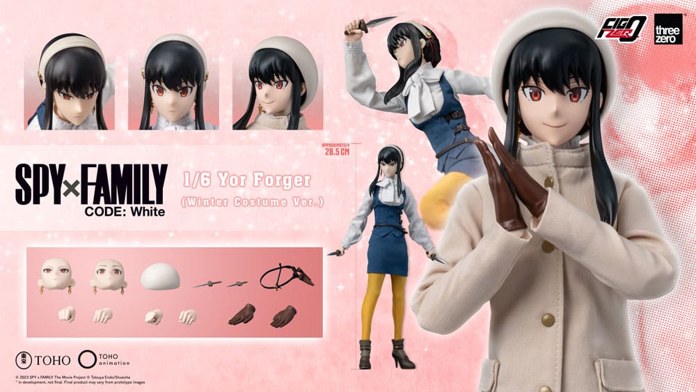 Spy x Family FigZero Actionfigur 1/6 Yor Forger (Winter Costume Ver.) 28 cm