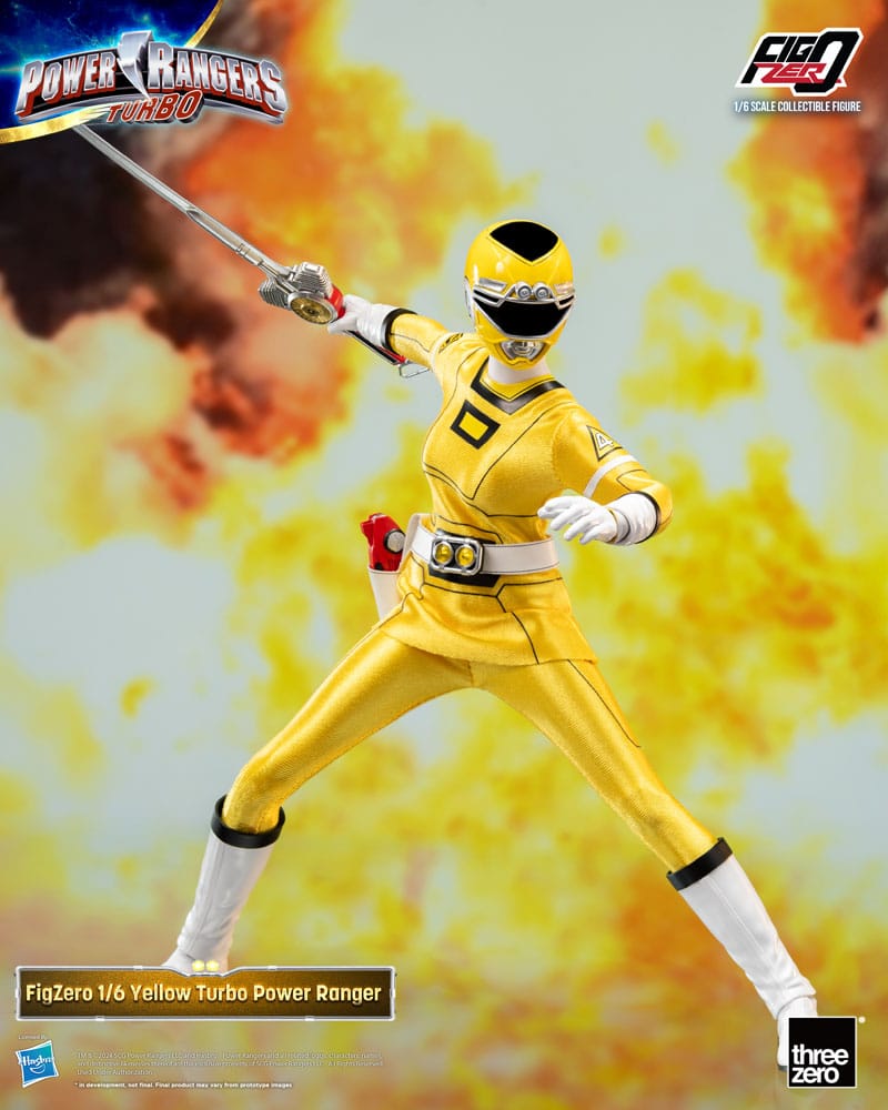 Power Rangers Turbo FigZero Actionfigur 1/6 Yellow Turbo Power Ranger 30 cm
