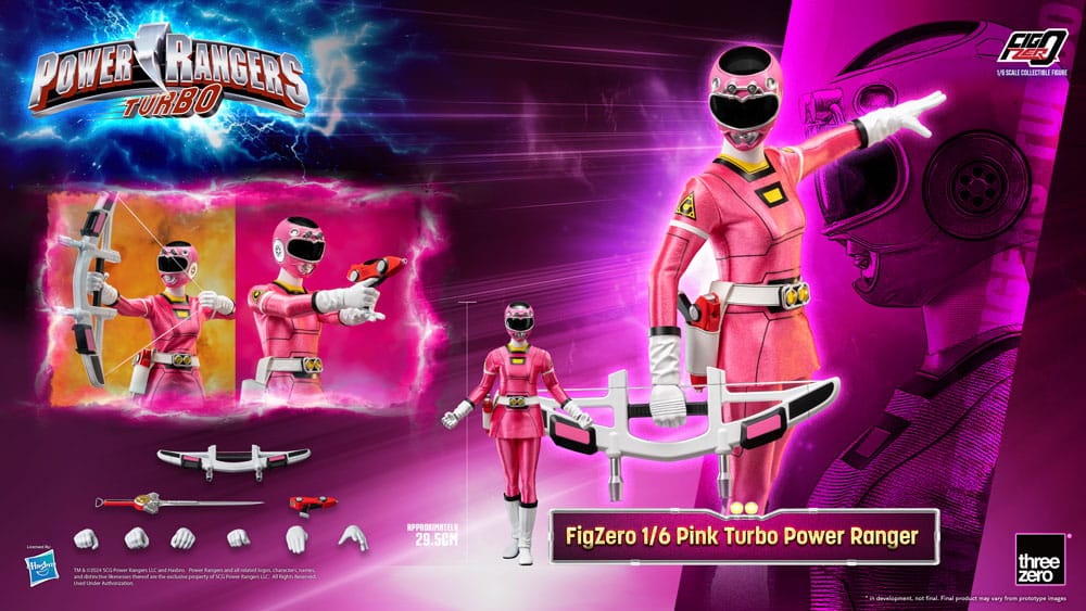 Power Rangers Turbo FigZero Actionfigur 1/6 Pink Turbo Power Ranger 30 cm