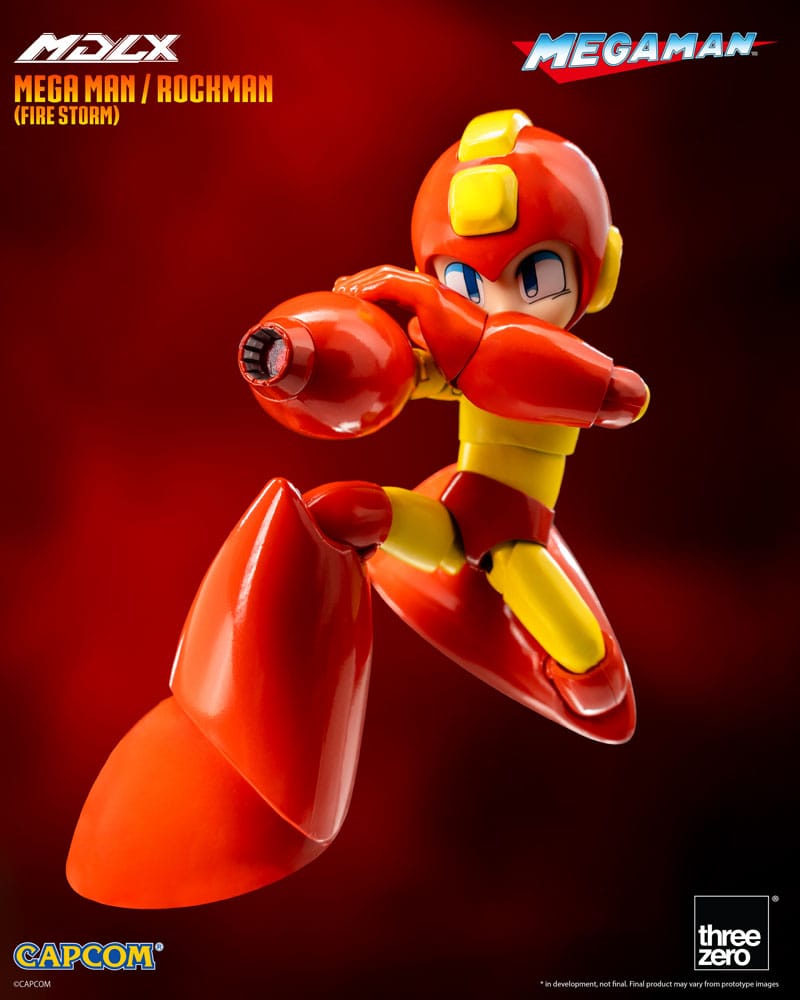 Mega Man MDLX Actionfigur Mega Man / Rockman (Fire Storm) 10 cm
