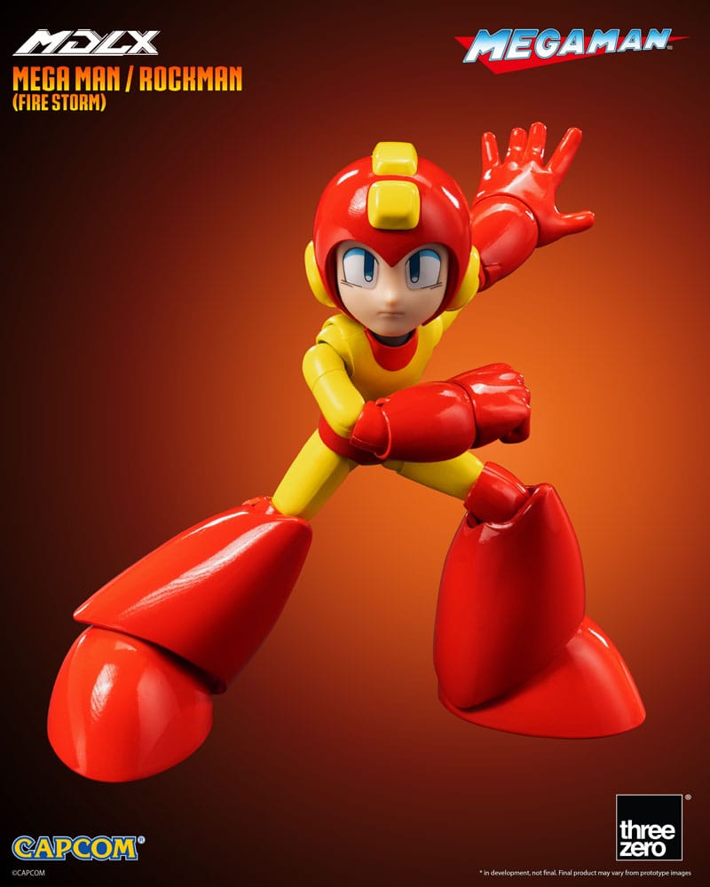 Mega Man MDLX Actionfigur Mega Man / Rockman (Fire Storm) 10 cm