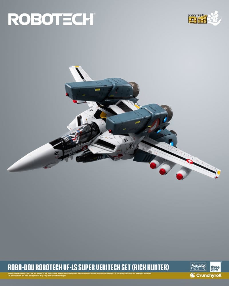Robotech Robo-Dou Actionfigur VF-1S Super Veritech Set (Rick Hunter) 20 cm