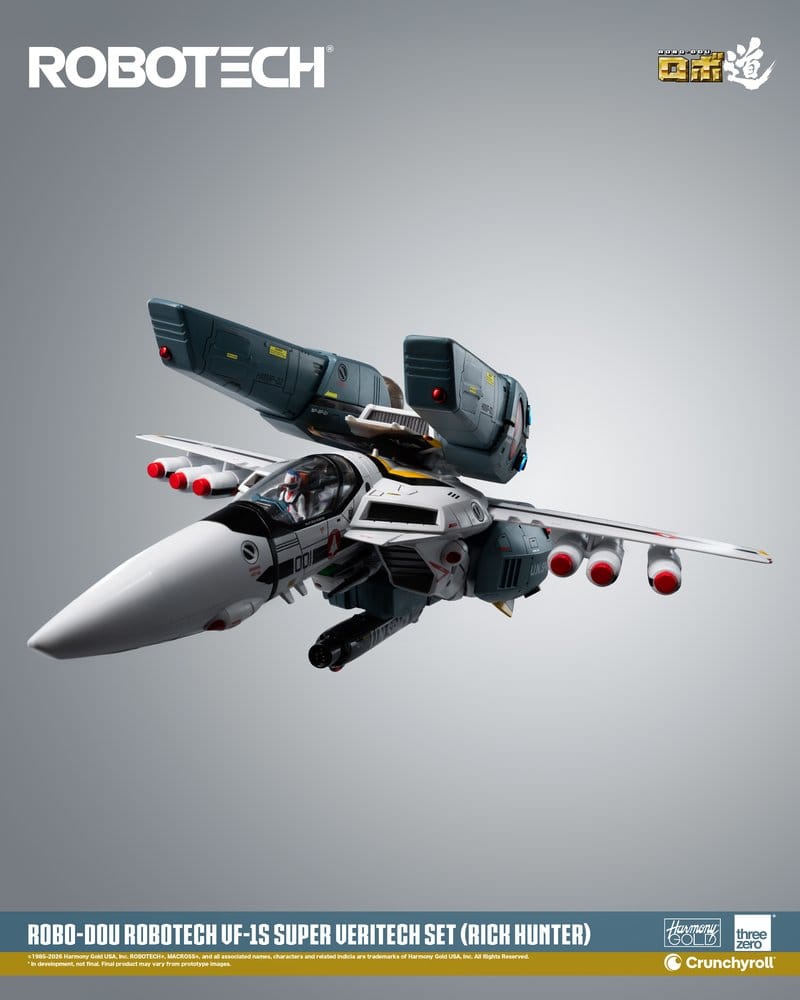 Robotech Robo-Dou Actionfigur VF-1S Super Veritech Set (Rick Hunter) 20 cm