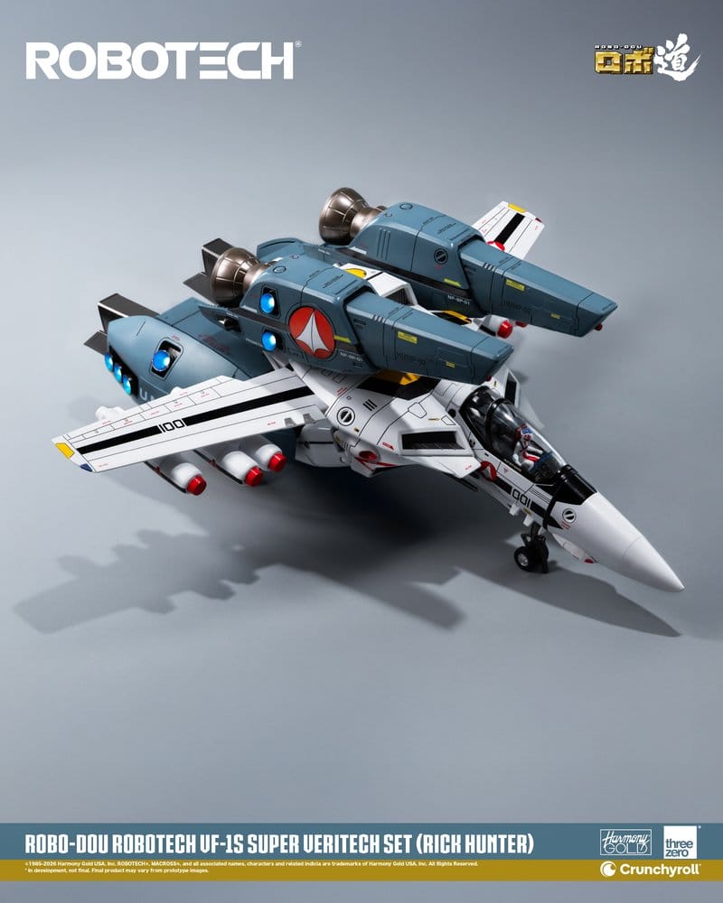 Robotech Robo-Dou Actionfigur VF-1S Super Veritech Set (Rick Hunter) 20 cm