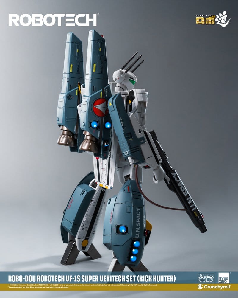 Robotech Robo-Dou Actionfigur VF-1S Super Veritech Set (Rick Hunter) 20 cm