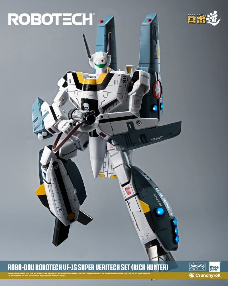 Robotech Robo-Dou Actionfigur VF-1S Super Veritech Set (Rick Hunter) 20 cm