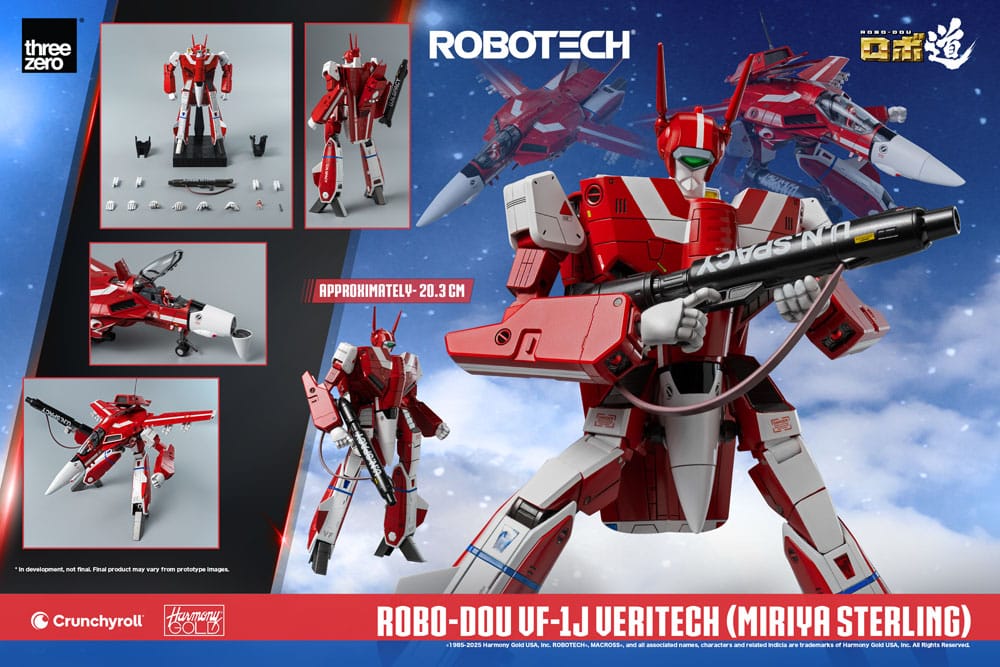 Robotech Actionfigur ROBO-DOU VF-1J Veritech (Miriya Sterling) 20 cm
