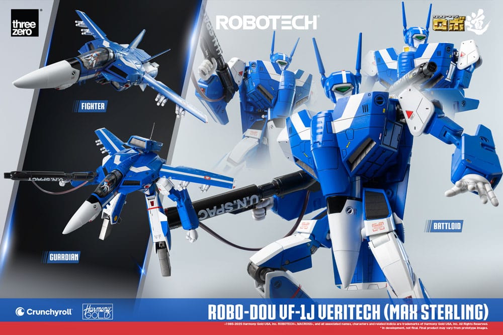 Robotech Actionfigur ROBO-DOU VF-1J Veritech (Max Sterling) 20 cm