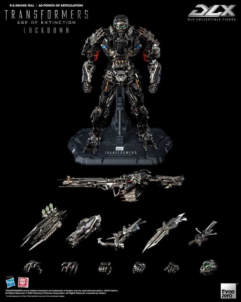Transformers: Age of Extinction DLX Actionfigur 1/6 Lockdown 24 cm
