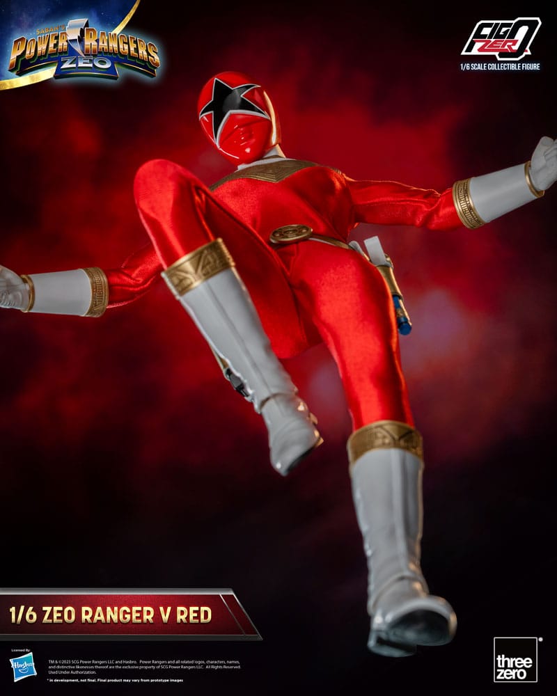Power Rangers Zeo FigZero Actionfigur 1/6 Ranger V Red 30 cm