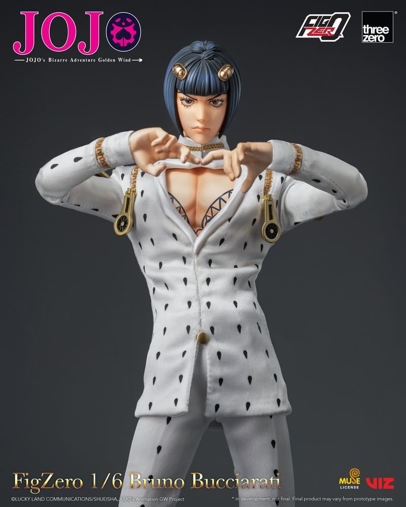 Jojo's Bizarre Adventure: Golden Wind FigZero Actionfigur 1/6 Bruno Bucciarati 31 cm