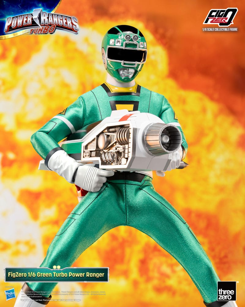 Power Rangers Turbo FigZero Actionfigur 1/6 Green Turbo Power Ranger 30 cm
