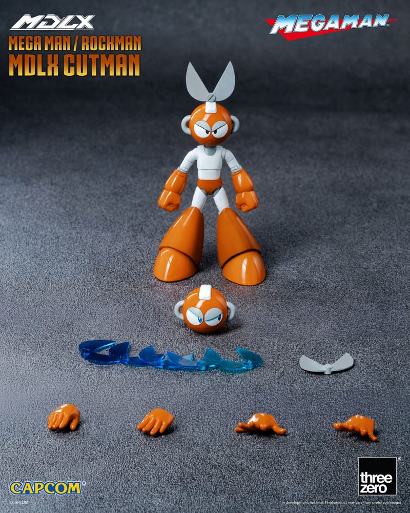 Mega Man MDLX Actionfigur Rockman / Mega Man Cutman 12 cm