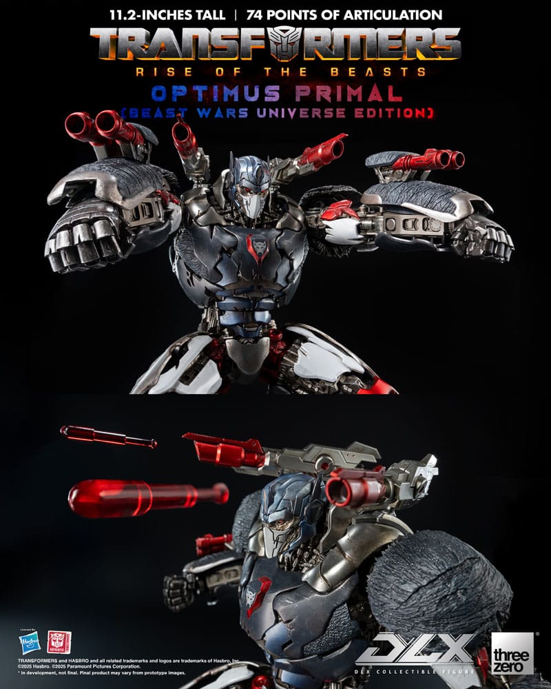 Transformers: Aufstieg der Bestien DLX Actionfigur Optimus Primal (Beast Wars Universe Edition) 29 cm