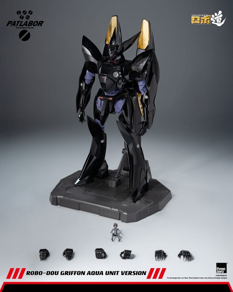 Mobile Police Patlabor Robo-Dou Actionfigur 1/35 Griffon Aqua Unit Version 25 cm