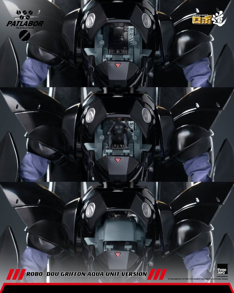 Mobile Police Patlabor Robo-Dou Actionfigur 1/35 Griffon Aqua Unit Version 25 cm