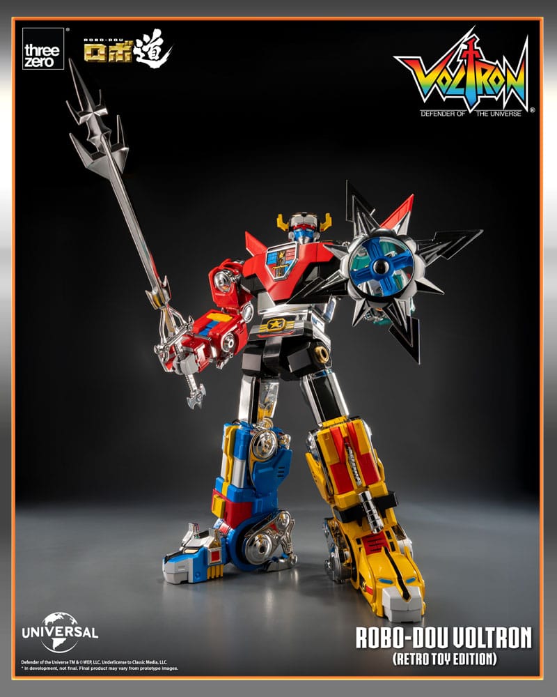 Voltron: Defender of the Universe Robo-Dou Actionfigur Voltron Retro Toy Edition 27 cm
