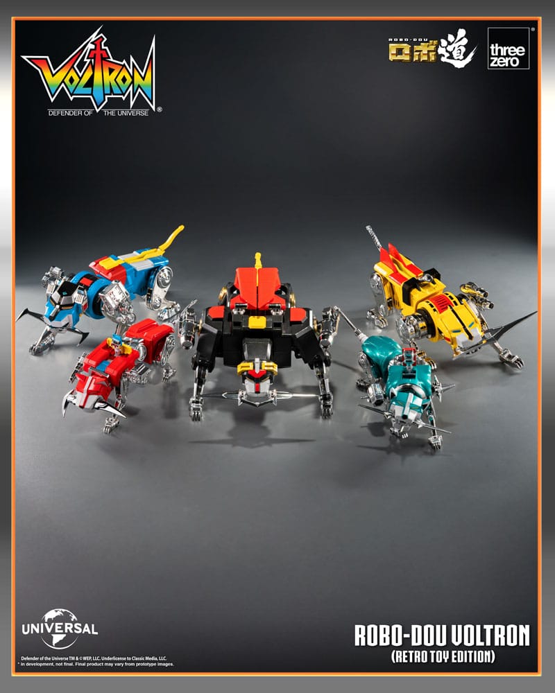 Voltron: Defender of the Universe Robo-Dou Actionfigur Voltron Retro Toy Edition 27 cm