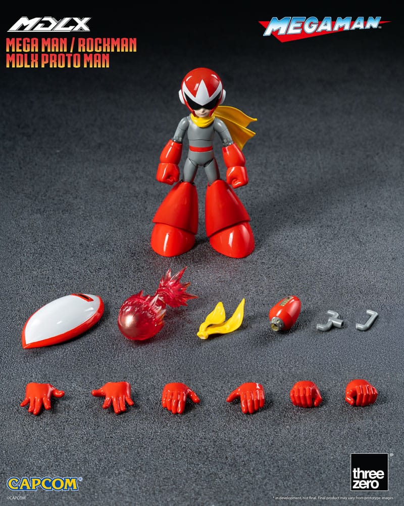Mega Man MDLX Actionfigur Rockman / Mega Man Proto Man 10 cm