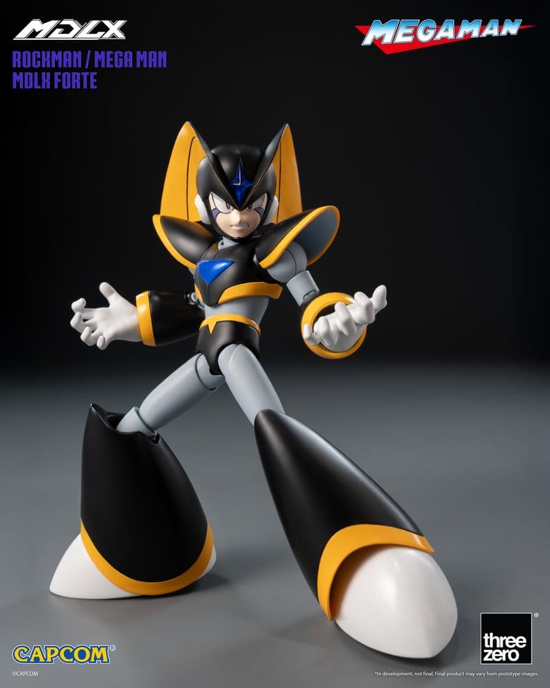 Mega Man MDLX Actionfigur Rockman / Mega Man Forte 10 cm