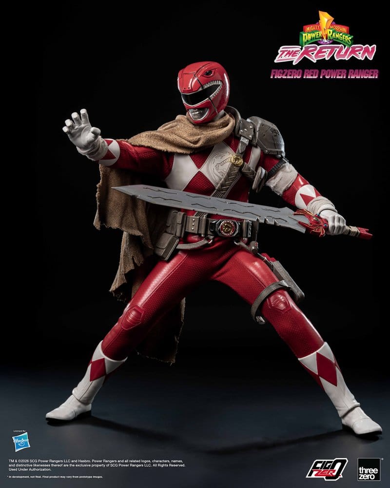 Mighty Morphin Power Rangers: The Return FigZero Actionfigur 1/6 Red Power Ranger 31 cm