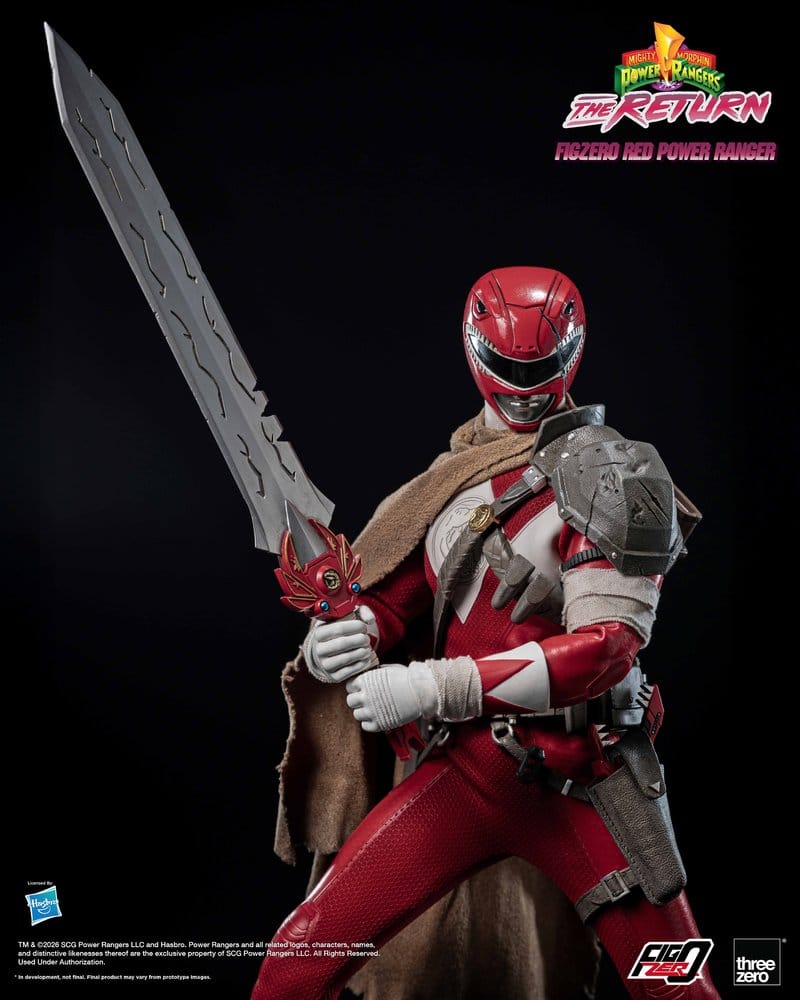 Mighty Morphin Power Rangers: The Return FigZero Actionfigur 1/6 Red Power Ranger 31 cm