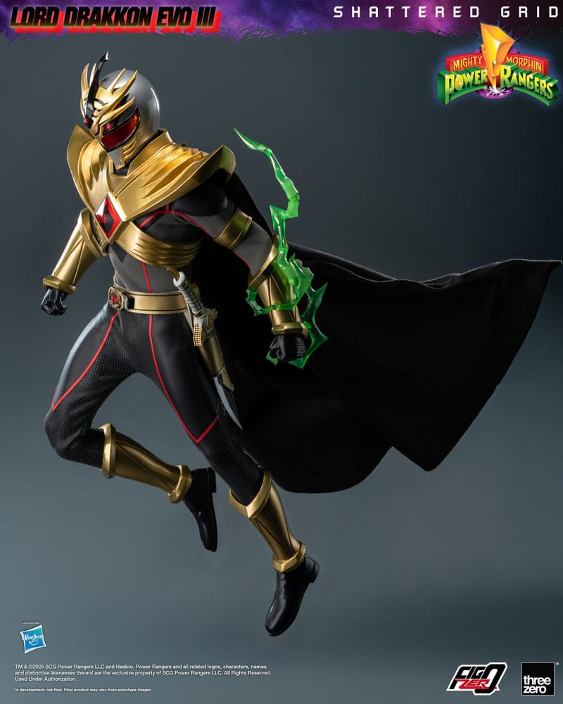 Mighty Morphin Power Rangers Shattered Grid FigZero Actionfigur 1/6 Lord Drakkon Evo III 30cm