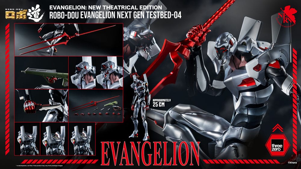 Evangelion: New Theatrical Edition Robo-Dou Actionfigur Evangelion Testbed-04 25 cm