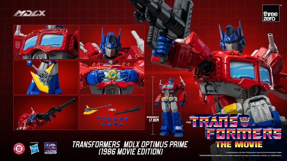Transformers MDLX Actionfigur Optimus Prime (1986 Movie Edition) 18 cm