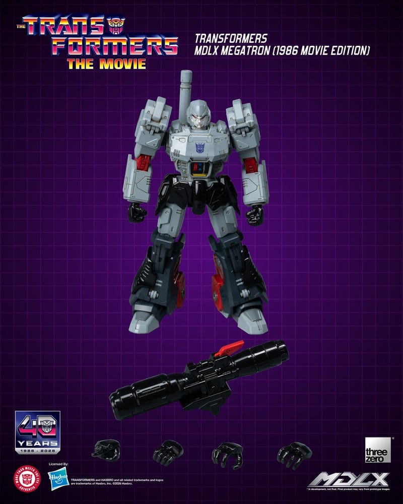 Transformers MDLX Actionfigur Megatron (1986 Movie Edition) 18 cm