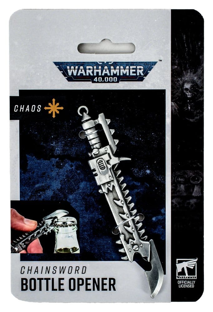 Warhammer 40,000 Flaschenöffner Chaos Chainsword