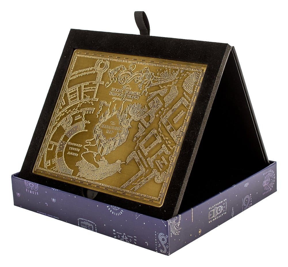 Harry Potter Replik Marauder's Map Metal Map 15 cm