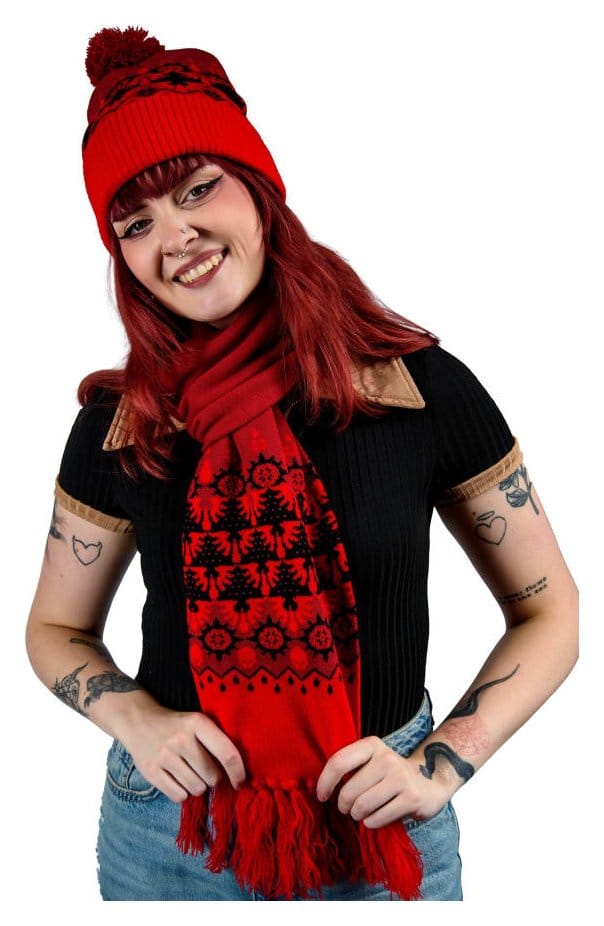 Warhammer 40,000 Strickmützen- und Schal-Set Blood Angels 27 cm