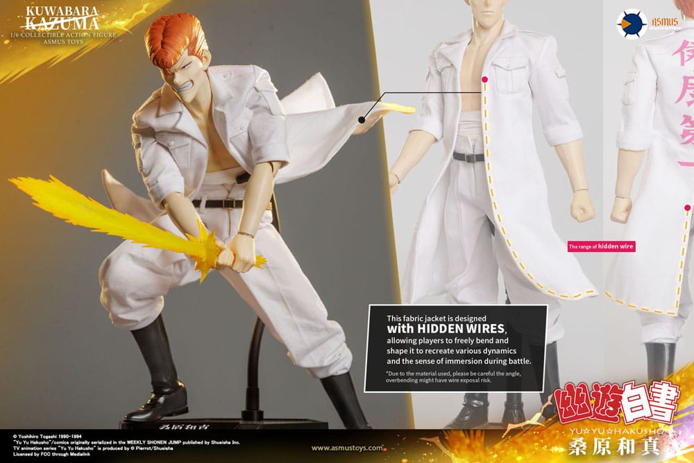 Yu Yu Hakusho Actionfigur 1/6 Kazuma Kuwabara 30 cm