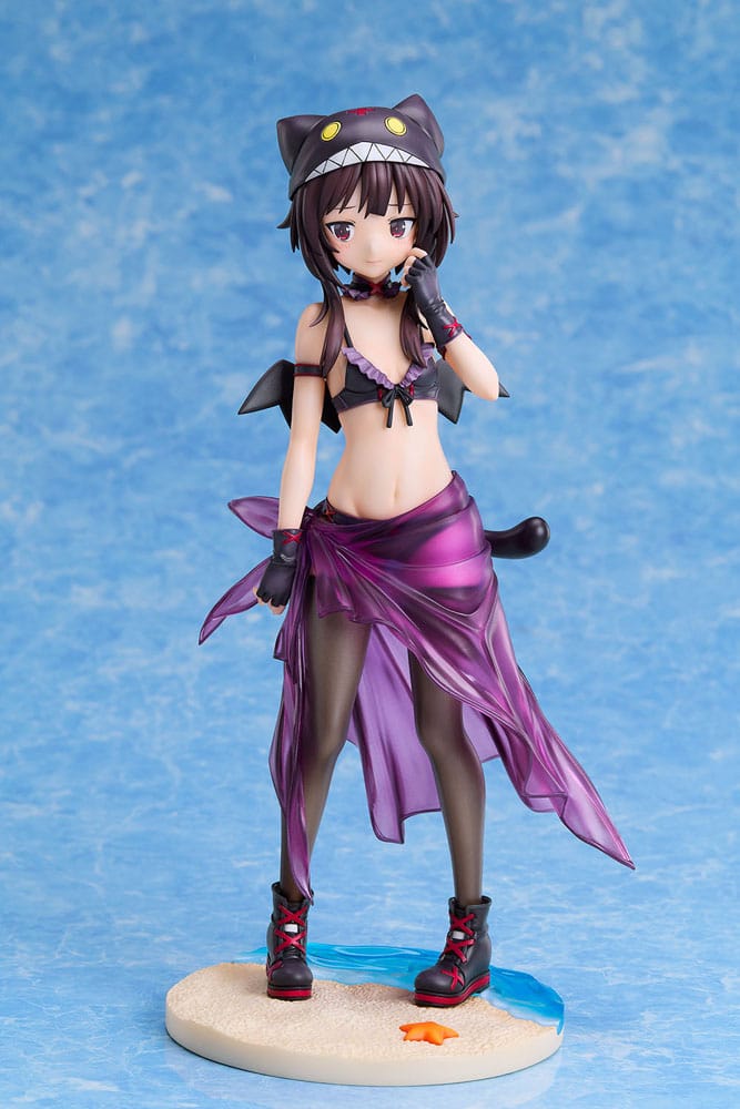 KonoSuba: An Explosion on This Wonderful World! Statue 1/7 Megumin Chomusuke Swimsuit Ver. 22 cm