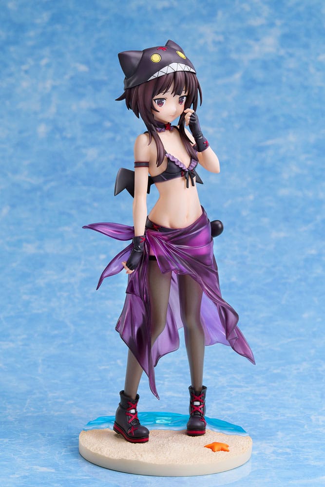 KonoSuba: An Explosion on This Wonderful World! Statue 1/7 Megumin Chomusuke Swimsuit Ver. 22 cm