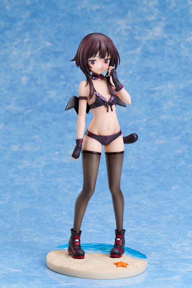 KonoSuba: An Explosion on This Wonderful World! Statue 1/7 Megumin Chomusuke Swimsuit Ver. 22 cm