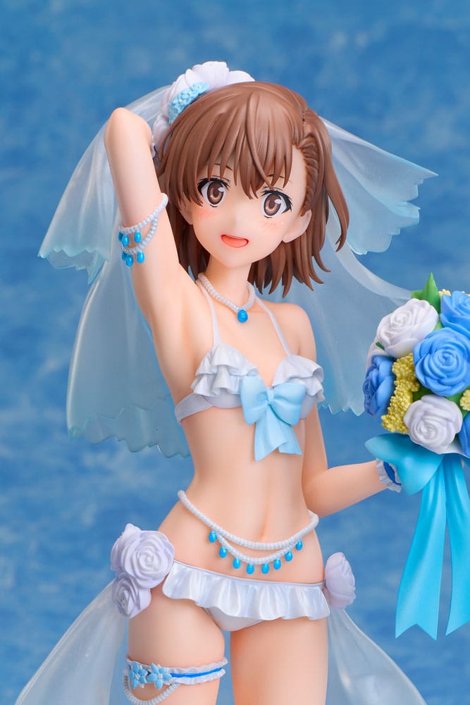 A Certain Scientific Railgun T PVC Statue 1/7 Mikoto Misaka Wedding Swimsuit Ver. 25 cm
