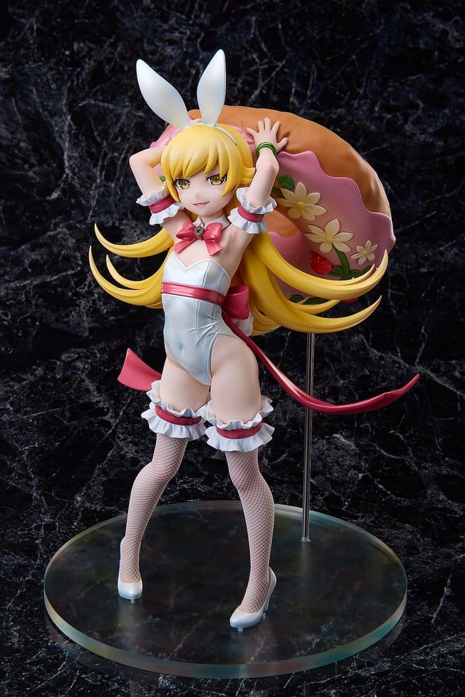Monogatari Series PVC Statue 1/4 Shinobu Oshino White Bunny Ver. 35 cm