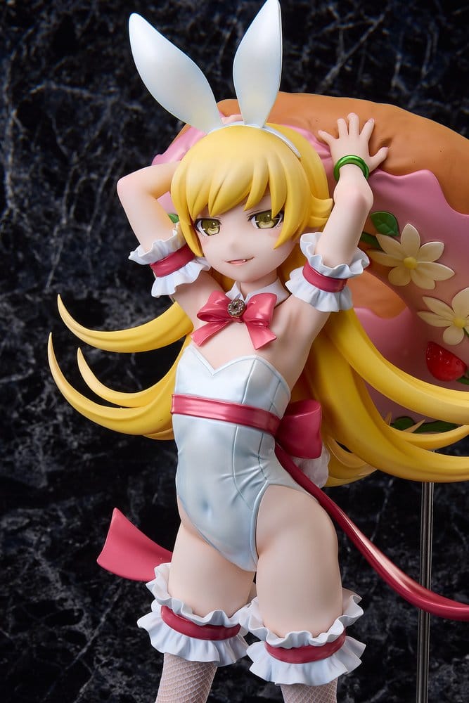 Monogatari Series PVC Statue 1/4 Shinobu Oshino White Bunny Ver. 35 cm