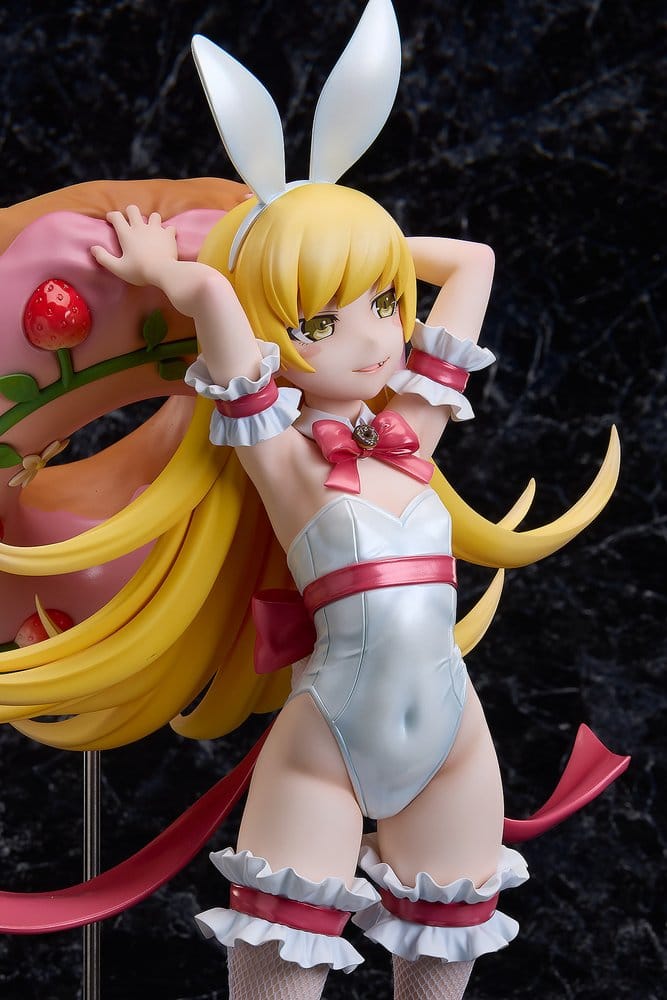 Monogatari Series PVC Statue 1/4 Shinobu Oshino White Bunny Ver. 35 cm