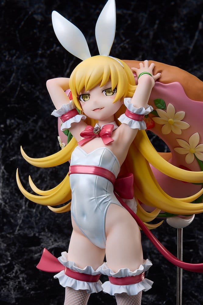 Monogatari Series PVC Statue 1/4 Shinobu Oshino White Bunny Ver. 35 cm