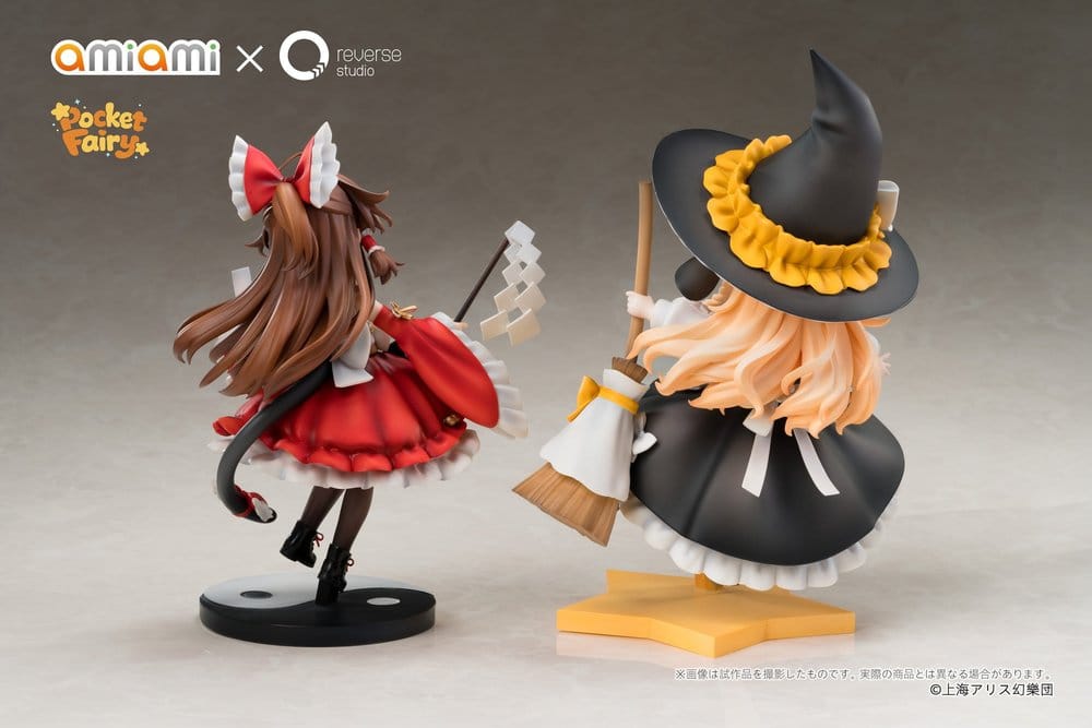 Touhou Project Reverse Palm Spirit PVC Figuren 2er-Pack Reimu Hakurei & Marisa Kirisame